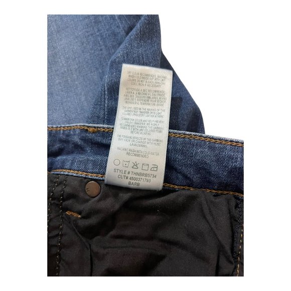 Joe's Jeans Women's Barb Cuff Mid Rise Crop Blue Jeans Size 25 Style 4500371793 - Picture 11 of 11